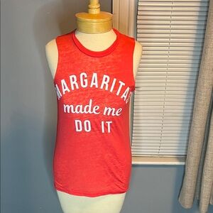 Fifth Sun Pink Margaritas Tank Top